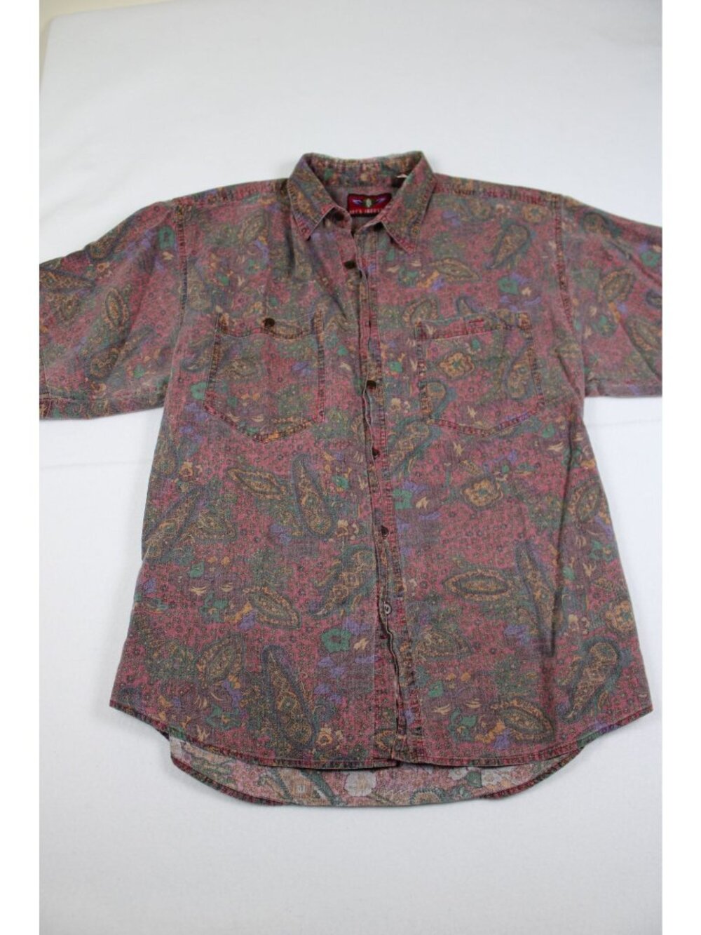 Boys Industry Vintage Paisley Button-Up Shirt